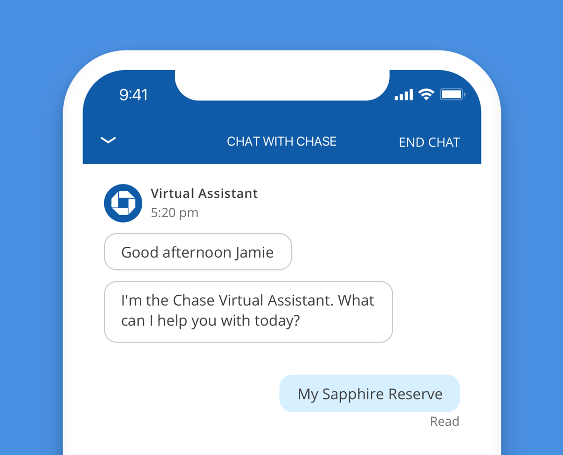 Enhanced chat for Chase mobile